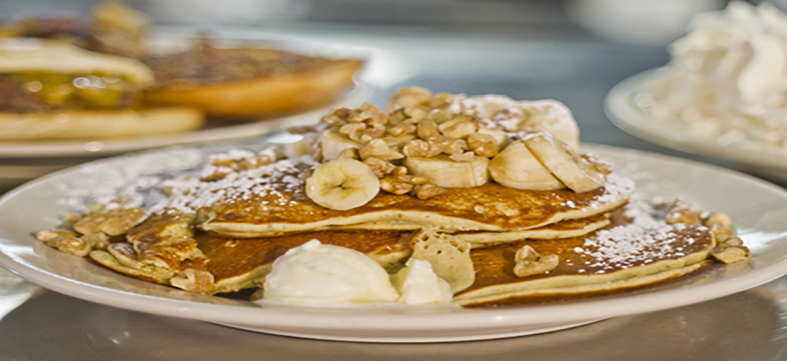 Banana Walnut Pancakes